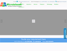 Tablet Screenshot of microtelesoft.com